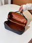 Texture PU Leather Cosmetic Bag